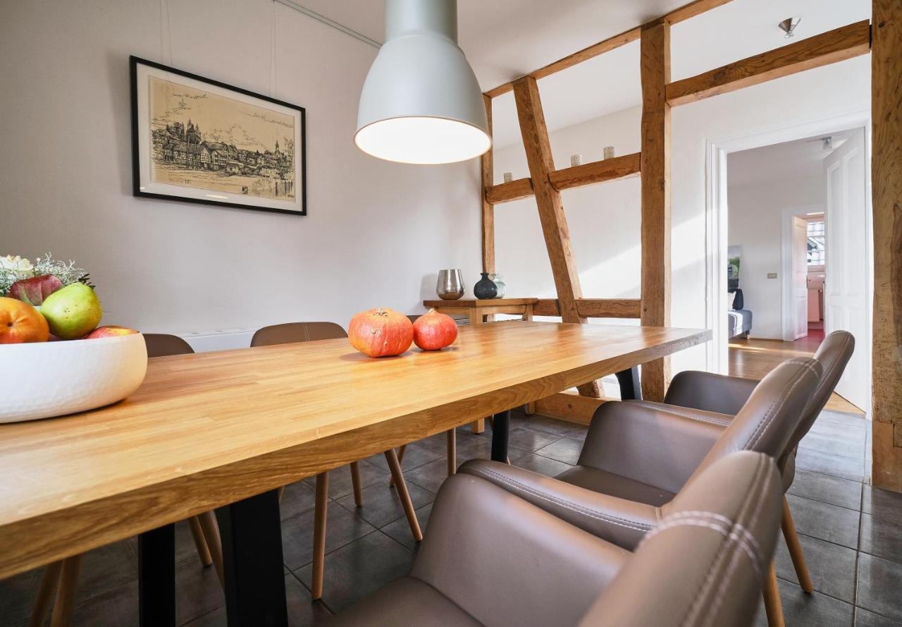 Ferienwohnung im Fachwerkhof 'Haus in Bewegung' Seelscheid Exterior foto