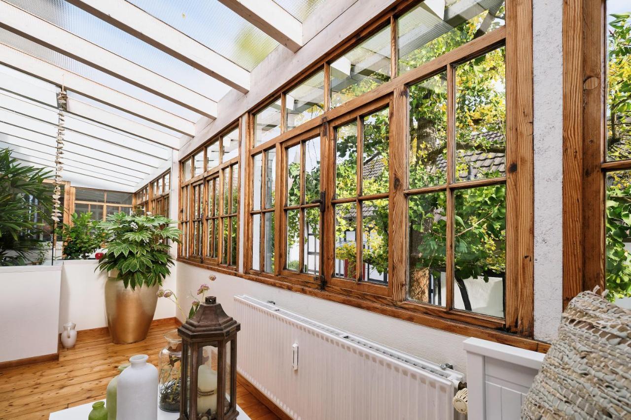 Ferienwohnung im Fachwerkhof 'Haus in Bewegung' Seelscheid Exterior foto